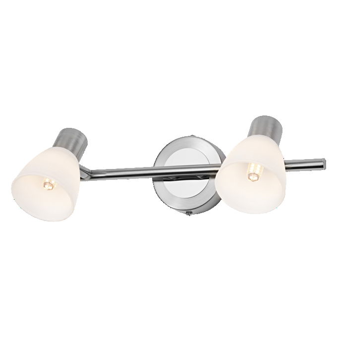 LED Spot Vase 2xG9 Brushed Nickel