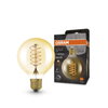 Vintage 1906 Globe 80 48 Filament DIM 7W 822 Gold E27