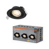 Spot Set Recess Simple DIM 4.9W 827 40° Black