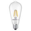LED Star Classic Edison ST64 40 Filament 3.4W 827 Clear E27