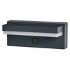 ENDURA  Style Solar + USB Robust Sensor Wall IP54 Dark Grey