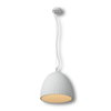 Decor Plaster Routes Bell Pendant 1XE27 White