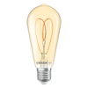 Vintage 1906 Edison 40 Heart Filament DIM 4.9W 922 Gold E27