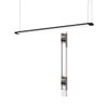 Office Line Slab 1.2m 40W 840 DIM Black