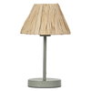 Decor Raffia Table E27 Green UK