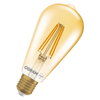 Vintage 1906 Edison 55 Filament DIM 6.5W 824 Gold E27
