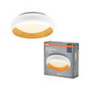 Orbis Livia 300MM 16W 830 Click DIM White and Wood Decor