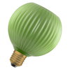 DECOR LED FLAT LAMP 3.5W 827 E27 Non-DIM IN COLOURED GLASS GLOBE GREEN