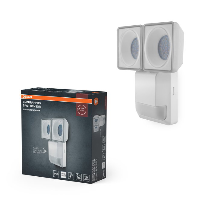 ENDURA PRO Spot Sensor 16W 4000K IP55 White