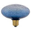 DECOR LED FLAT LAMP 3.5W 827 E27 Non-Dim  IN CRACKED GLASS FLATTENED BLUE