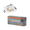 Spot Set Recess GU10 Adjustable Square Click 4.5W 827 White