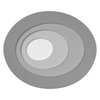 Orbis Spiral Oval 360mm 25W Click Dim 830 Grey