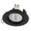 Spot Set Recess Twistlock GU10 Adjustable 2.6W 827 Black