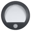 ENDURA Style USB Wall Step Round Sensor IP44 Dark Grey