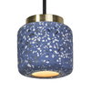 Decor Terrazzo Ball Pendant 1XGU10 Blue