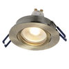 Spot Set Recess GU10 Dim Adjustable Click 6W 827 Green Brass