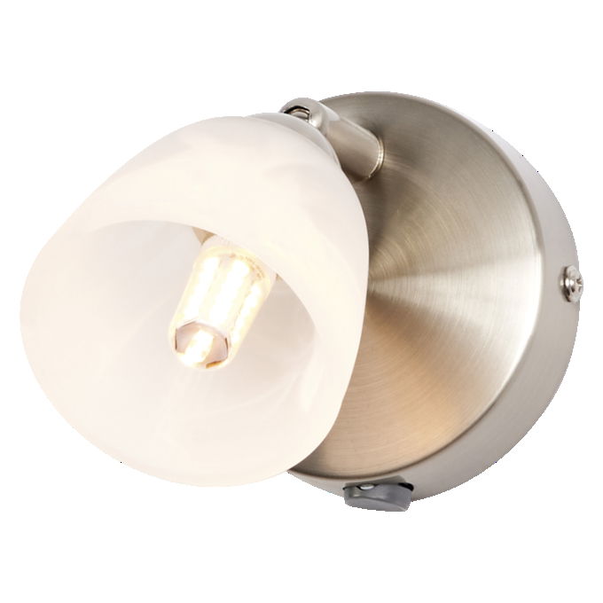 LED Spot Cup 1xG9 Brushed Nickel