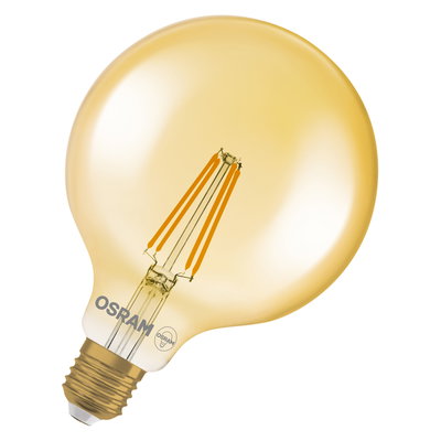 Vintage 1906 Globe 55 Filament DIM 6.5W 824 Gold E27