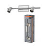 LED Spot Cylinder Duo 2xGU10 Brushed Nickel