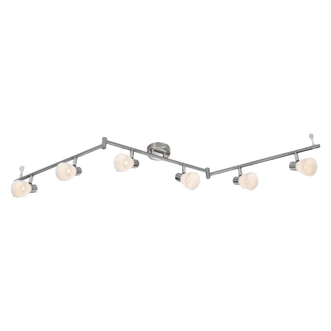 LED Spot Vase 6xG9 Brushed Nickel