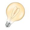 Vintage 1906 Globe 95 40 Heart Filament DIM 4.9W 922 Gold E27