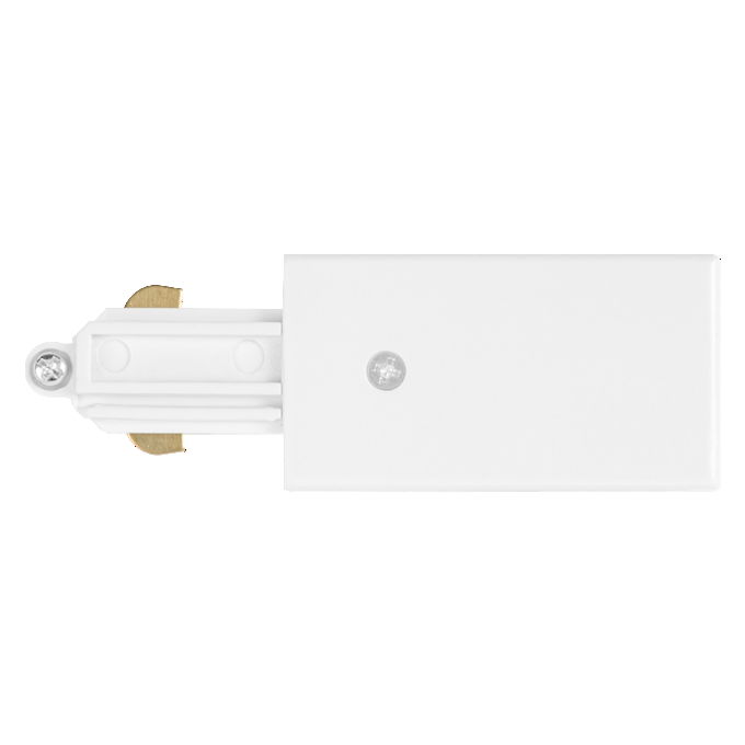 Tracklight Supply Connector White