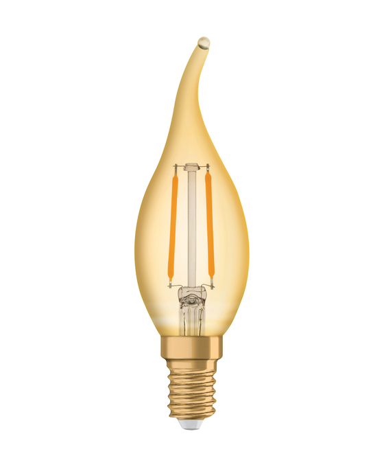 Vintage 1906 Classic BA 12 Filament 1.5W 824 Gold E14