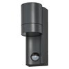Endura Classic GU10 IP65 Isidor Wall Sensor Dark Grey