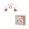 Decor Spot Cork GU10 White Spiral 3x3.4W 927 DIM