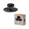 Decor Plissee Ceiling E27 Dark Grey
