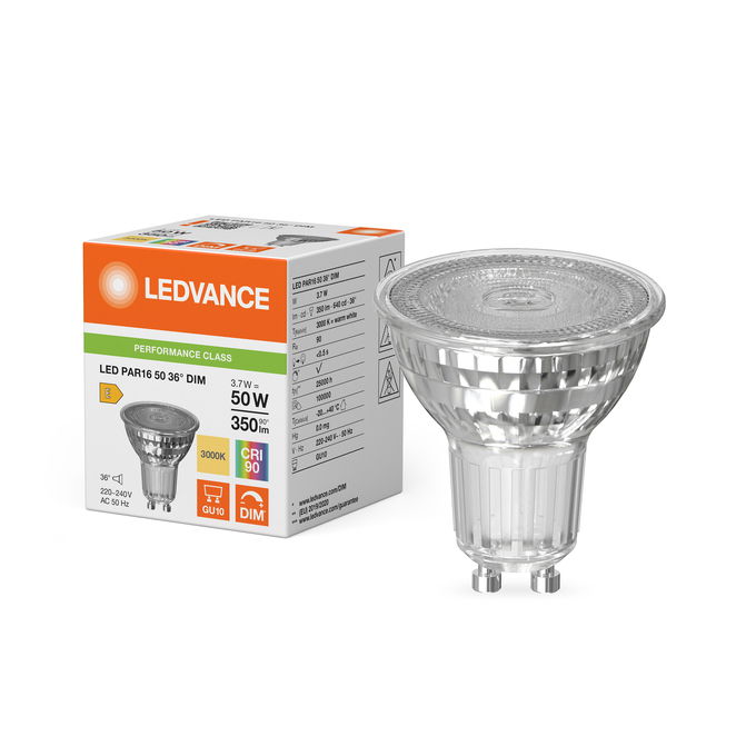 LED PAR16 50 36° DIM P 3.7W 930 GU10