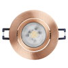Spot Set Recess GU10 Dim Adjustable Click 6W 827 Red Brass