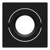 SP CBO IP65/5X RING ADJ SQUARE BK