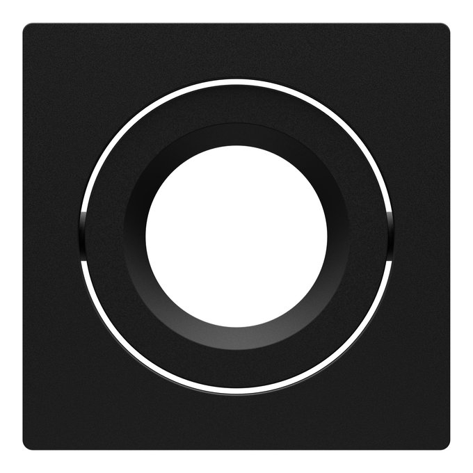 SP CBO IP65/5X RING ADJ SQUARE BK