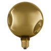 DECOR LED FLAT LAMP 3.5W 827 E27 Non-DIM IN ELECTRO GLASS MEDIUM GOLD