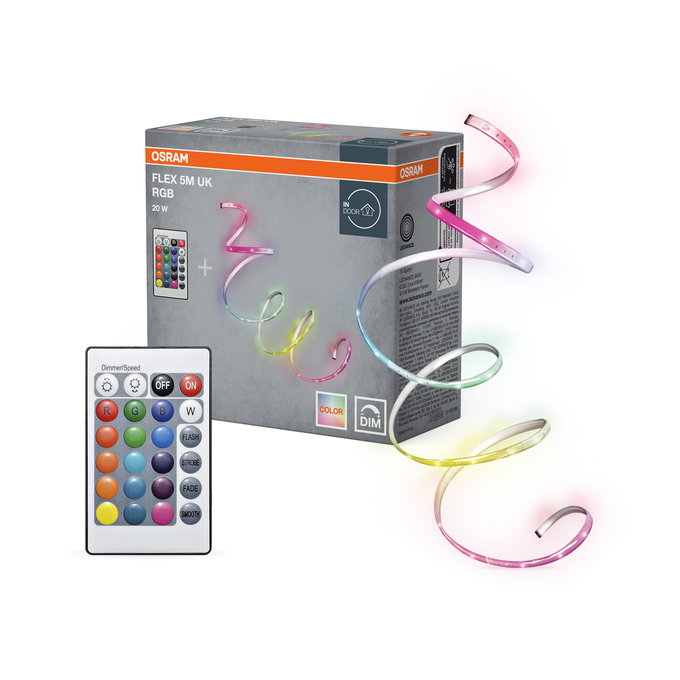 Flex Strip RGB 5m UK Remote Control