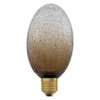 DECOR LED FLAT LAMP 3.5W 827 E27 Non-Dim  IN CRACKED GLASS LONG BROWN