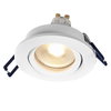 Spot Set Recess GU10 Dim Adjustable Click 6W 827 White