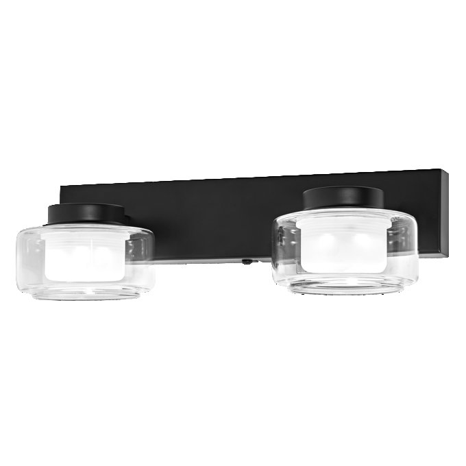 Orbis Flame 2X5.5W Click CCT IP44 Black
