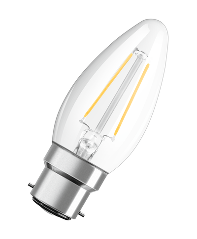 LED Star Classic B 25 Filament 2.5W 827 Clear B22d