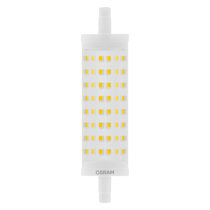 LED Line 118 125 300° DIM 15W 827 Clear R7s