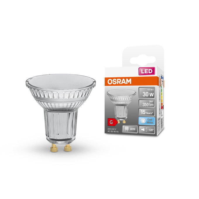LED Star PAR16 50 120° 4.3W 840 GU10