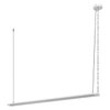 Office Line Slab 1.2m 40W 840 DIM White