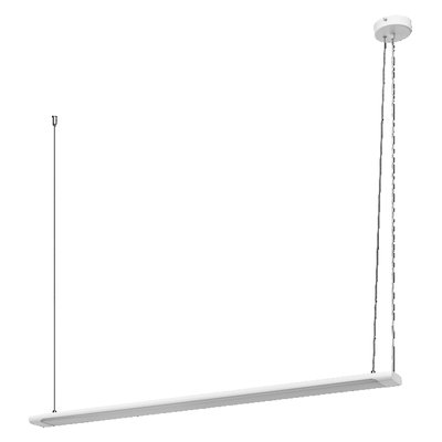 Office Line Slab 1.2m 40W 840 DIM White
