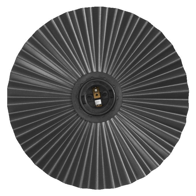 Decor Plissee Ceiling E27 Dark Grey