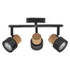 Decor Spot Cork GU10 Black Spiral 3x3.4W 927 DIM