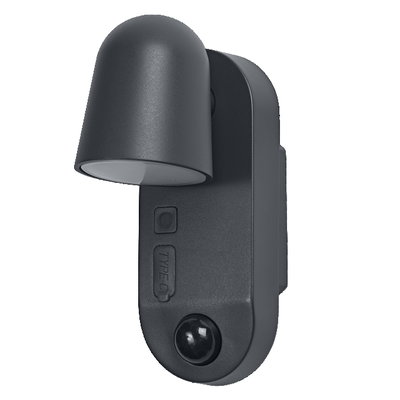 ENDURA Style USB Adjustable Round Sensor IP54 Dark grey