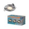 LED Spot Set DIM Recess IP44 4.9W 827 36° Satin Nickel