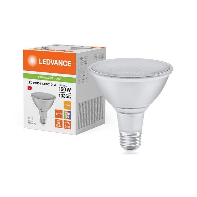 LED PAR38 120 30° DIM P 14.5W 927 E27
