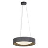 Decor Felt Cylinder Pendant 28W 830 Dark Grey
